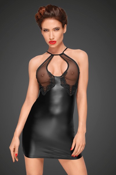 Noir Handmade: Wetlook-Netz-Minikleid F185, schwarz - vergleichen und günstig kaufen Noir Handmade: Wetlook-Netz-Minikleid F185, schwarz - vergleichen und günstig kaufen